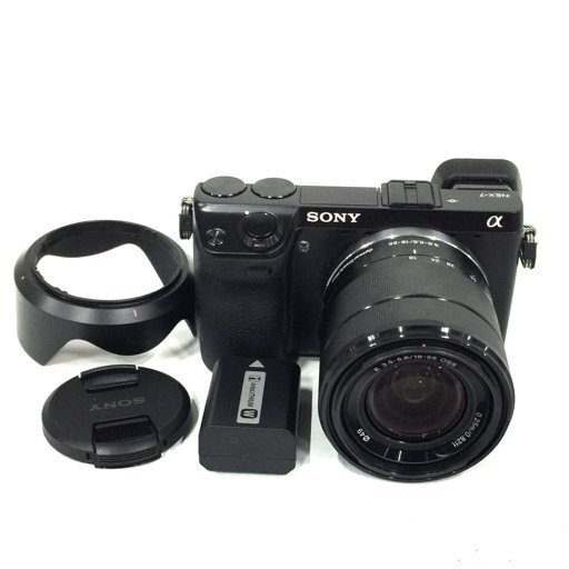 SONY NEX-7 SEL1855 E 3.5-5.6/18-55 OSS беззеркальный однообъективный объектив текущее состояние товар QN114-22