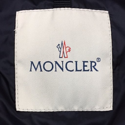 1 иен Moncler размер 1 TORCELLE GIUBBOTTO длинный рукав пуховик Zip выше внешний женский темно-синий серия 