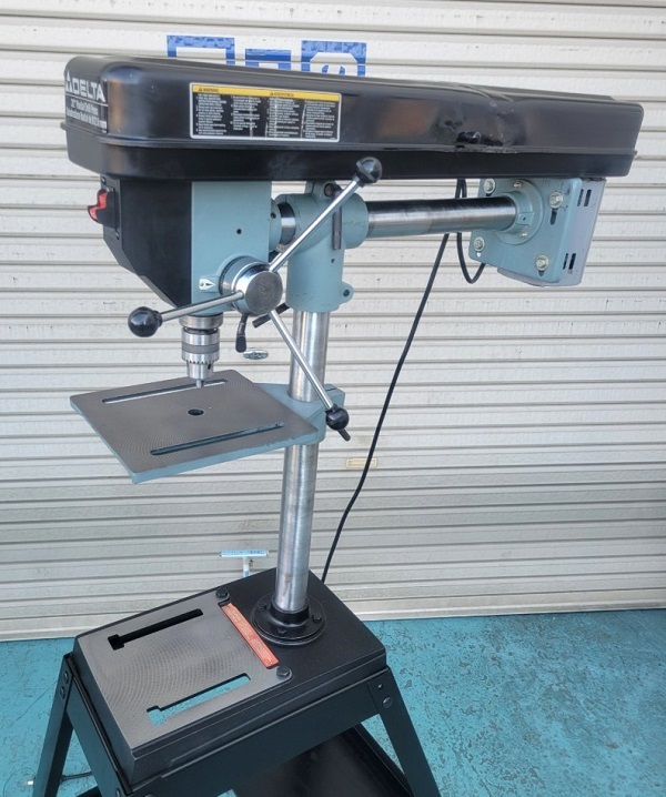 ●○中古　DELTA　架台付ボール盤　11-090　※一部へこみ有(カバー)○●_画像4