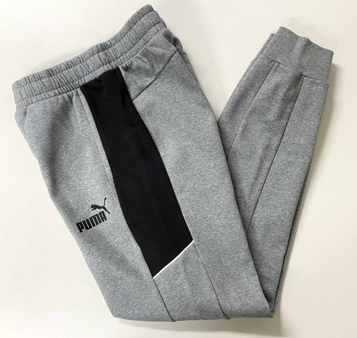 新品 S ★ PUMA プーマ メンズ スウェット ジョガー パンツ 裏起毛 グレー PipeSportsJogger ロゴ 裏フリース コットン ユニセックス_画像6