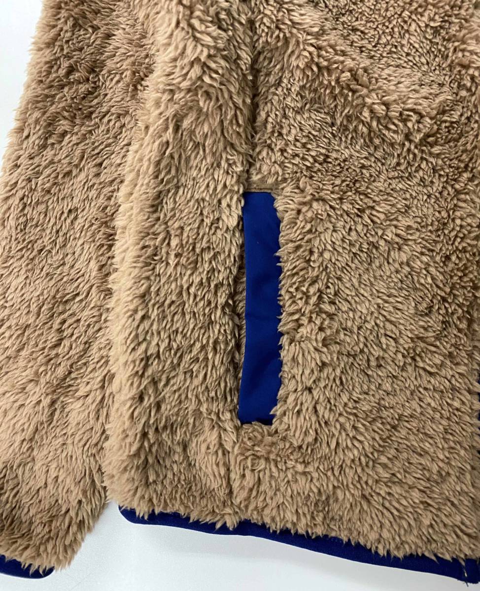 新品 130 ★ コストコ 32°HEAT ボア フリース ジャケット ブラウン 7/8 キッズ フルジップ アウター 男女兼用 ボーイズ ガールズ 130 140_画像3