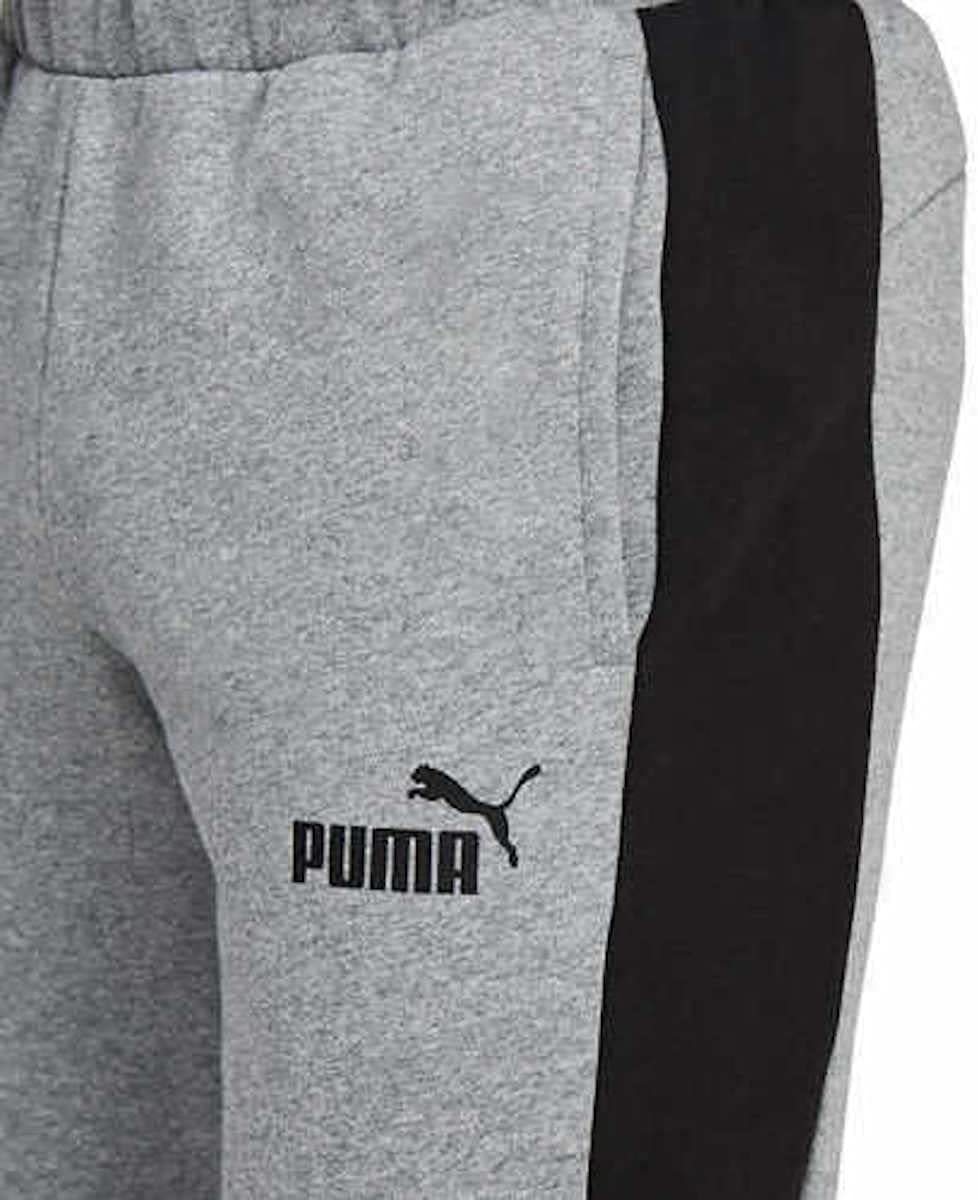 新品 S ★ PUMA プーマ メンズ スウェット ジョガー パンツ 裏起毛 グレー PipeSportsJogger ロゴ 裏フリース コットン ユニセックス_画像3