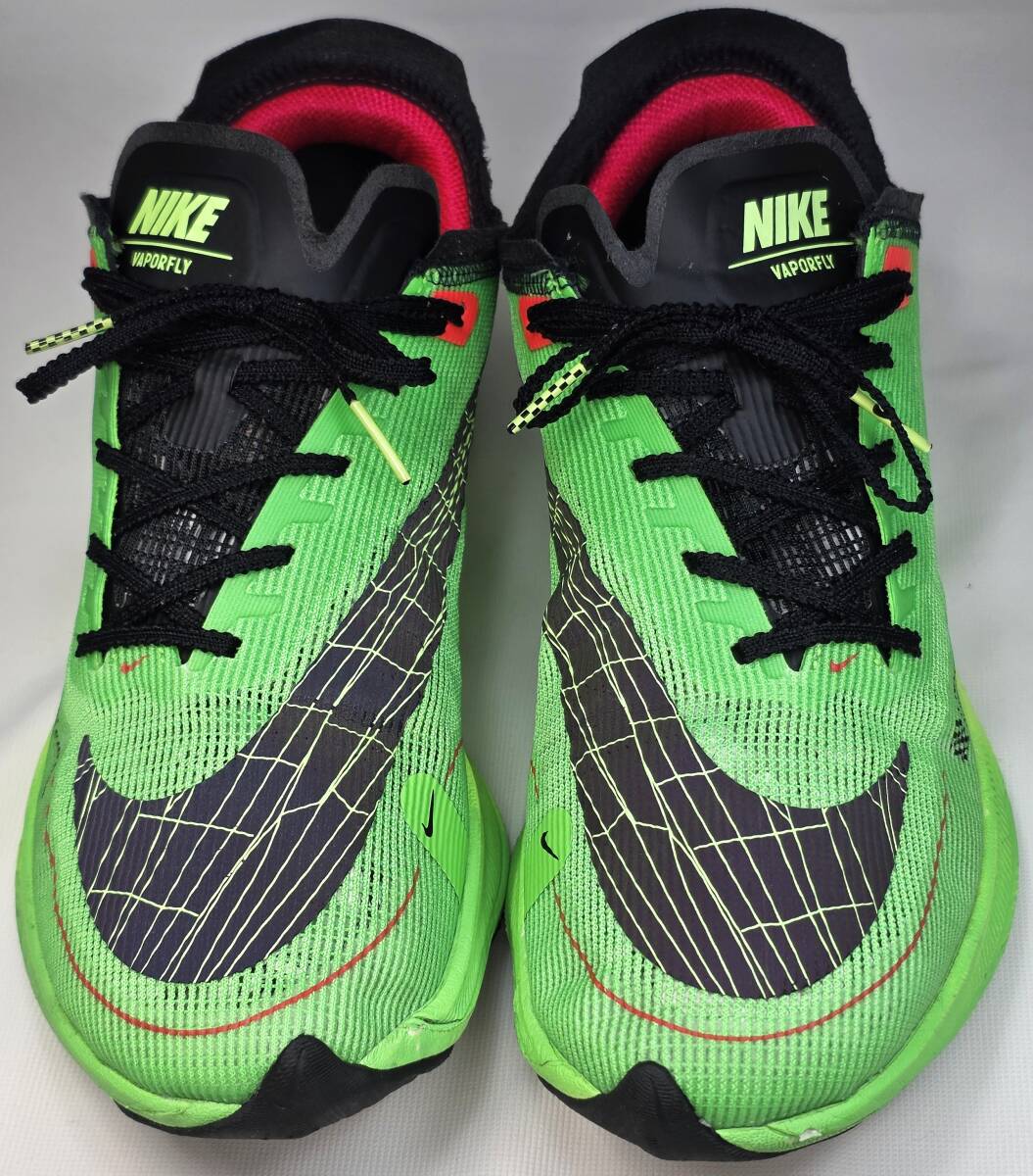 【美品・USED/ZOOMX＆CARBON PLATE内蔵/超軽量188g/リフレクタブル素材】NIKE　ZOOMX　VAPORFLY　NEXT％２　“EKIDEN”　　サイズ＝26.0cm_画像4