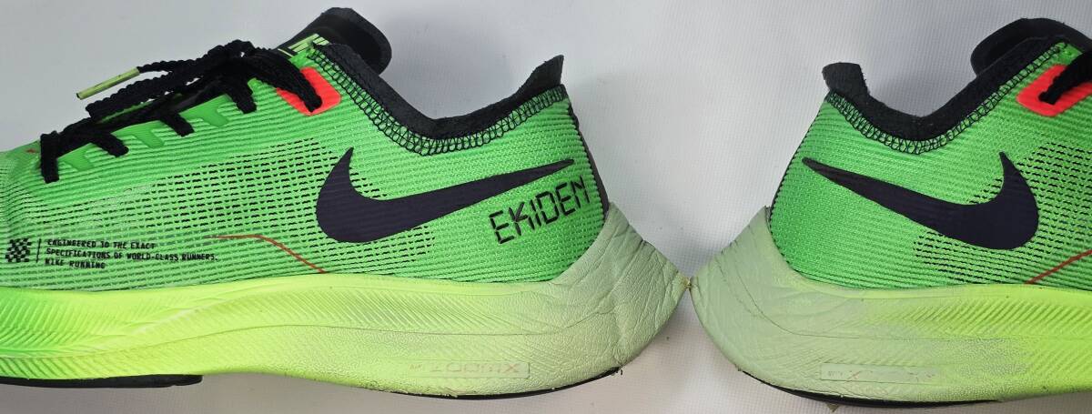 【美品・USED/ZOOMX＆CARBON PLATE内蔵/超軽量188g/リフレクタブル素材】NIKE　ZOOMX　VAPORFLY　NEXT％２　“EKIDEN”　　サイズ＝26.0cm_画像5