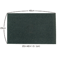 PFP エアフィルター フリータイプ (250×400mm) フリーカット ホンダ スクーター 大型 バイク PFF001 1個_画像1