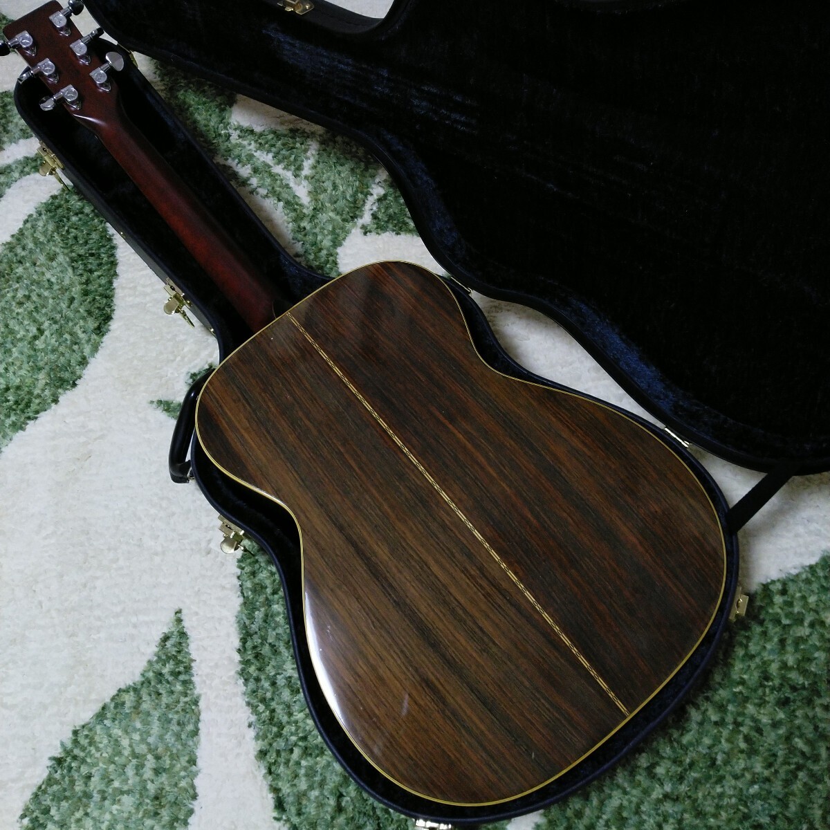 K.yairi DY-008F 1981 год производства 000 модель все одиночный доска Rucker покраска черное дерево гриф краска включено PG k.yairi оригинальный жесткий чехол есть прекрасный звук редкий товар 