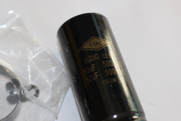 TMC　電解コンデンサー　５００V５０UF＋５０UF　AUDIO用_画像2