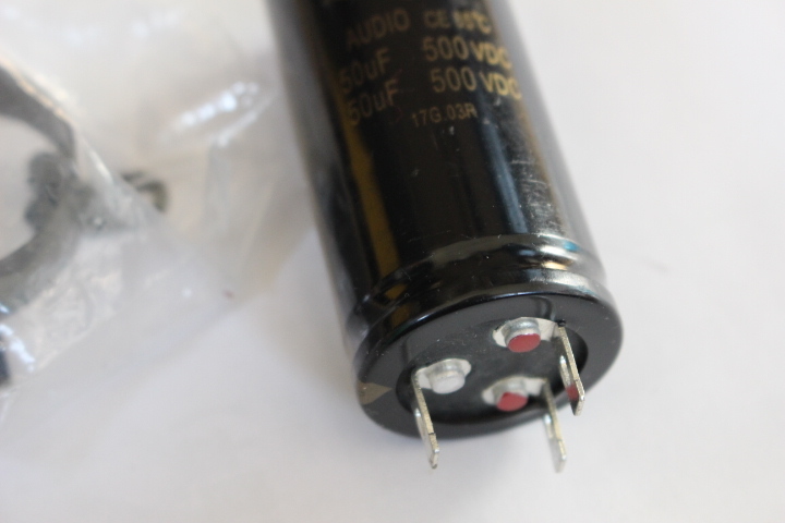 TMC　電解コンデンサー　５００V５０UF＋５０UF　AUDIO用_画像3