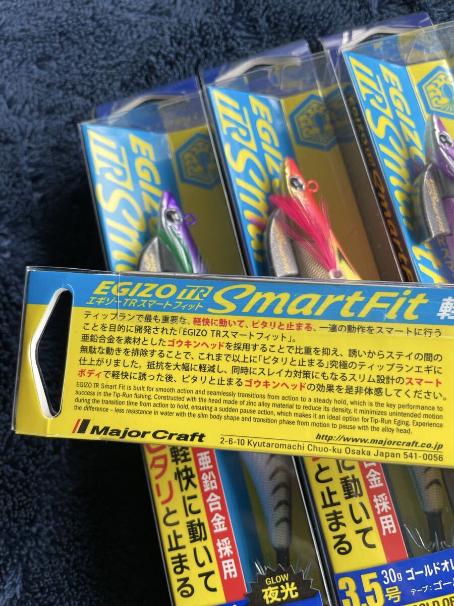 エギゾー TR スマートフィット 3.5号 30g 4本セット 入手困難品 人気カラー ティップラン 検索 エメラルダス ダートマックス _画像4