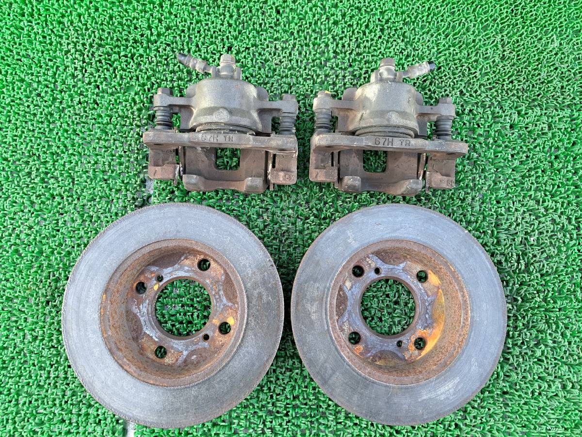 スズキ エブリィ DA64V スクラムバン DA64V DG64V フロント ブレーキキャリパー 左右 ディスクローター ブレーキローター 左右セット_画像6