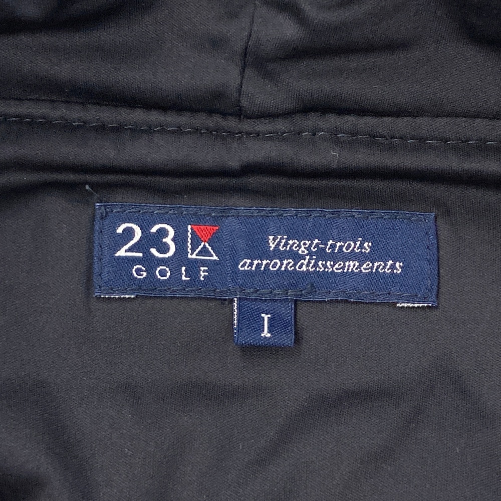 23区GOLF ニジュウサンクゴルフ フード付 ボア ジップベスト ネイビー系 1 [240101535603] ゴルフウェア レディース_画像3