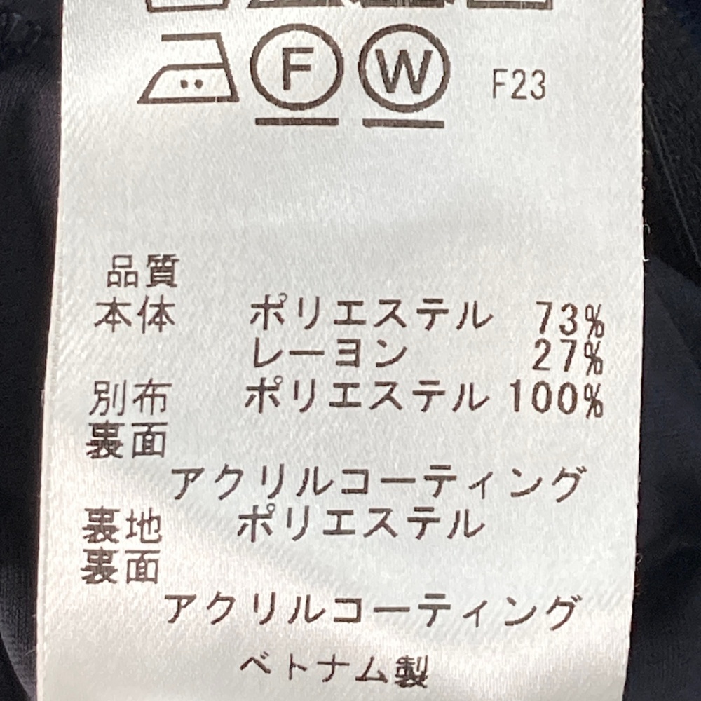 23区GOLF ニジュウサンクゴルフ フード付 ボア ジップベスト ネイビー系 1 [240101535603] ゴルフウェア レディース_画像4