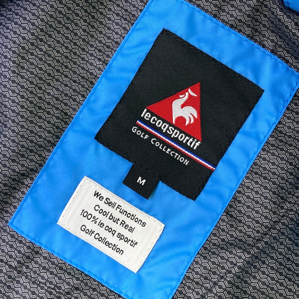LE COQ GOLF ルコックゴルフ 2WAY 中綿ジャケット ブルー系 M [240101533132] ゴルフウェア メンズ_画像3