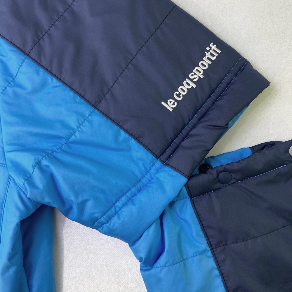LE COQ GOLF ルコックゴルフ 2WAY 中綿ジャケット ブルー系 M [240101533132] ゴルフウェア メンズ_画像5