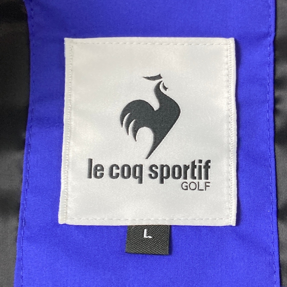 【新品】LE COQ GOLF ルコックゴルフ 2WAY 中綿 ジップジャケット ブルー系 L [240101545418] ゴルフウェア メンズ_画像5