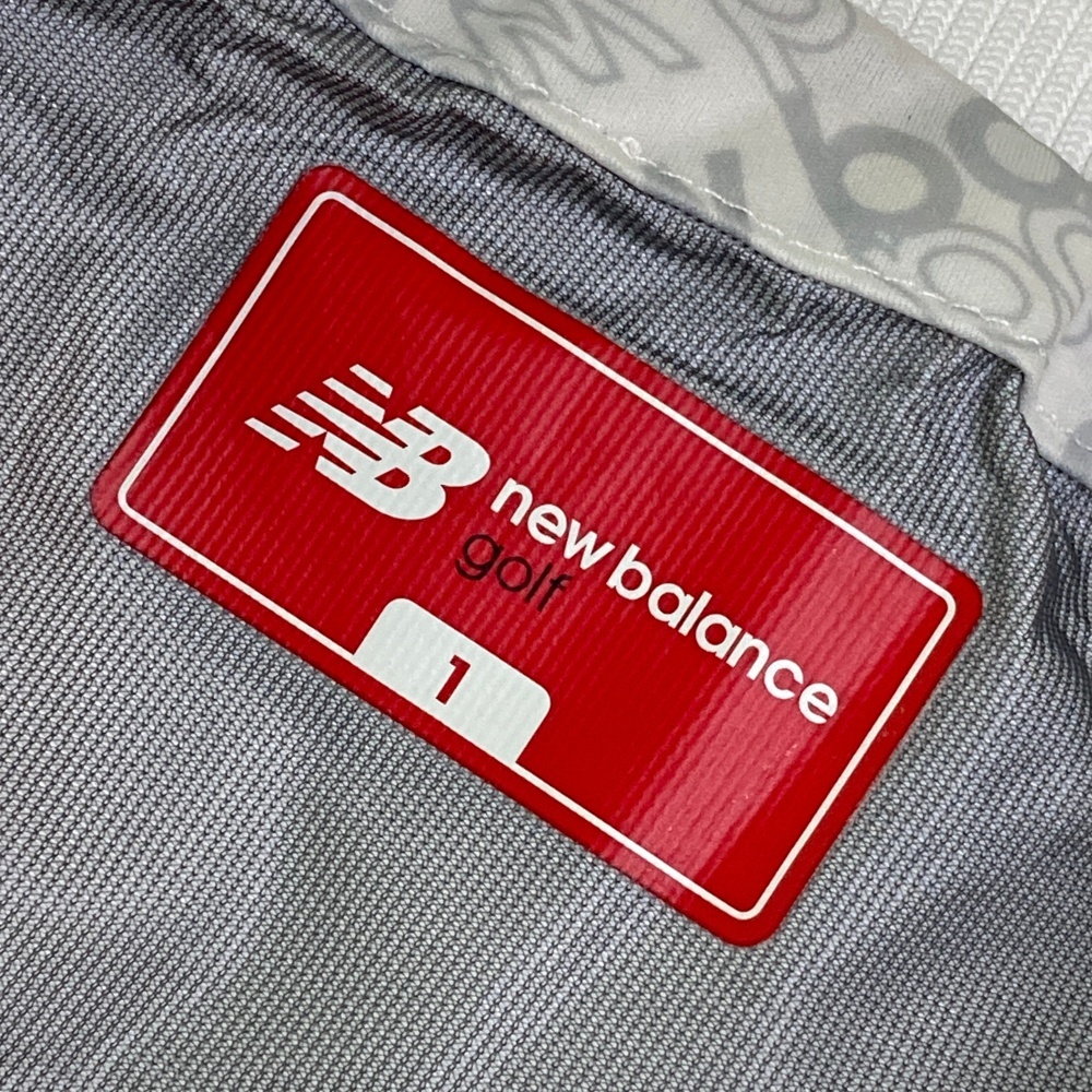 NEW BALANCE GOLF ニューバランス ファー切替 中綿 ジップベスト ロゴ 総柄 ホワイト系 1 [240101424631] ゴルフウェア レディース_画像5