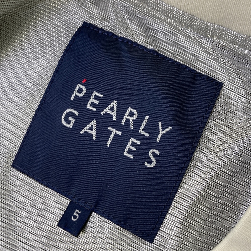 PEARLY GATES パーリーゲイツ 蓄熱 長袖スニードジャック ブルゾン チェック柄 ネイビー系 5 [240101565634] ゴルフウェア メンズ_画像4