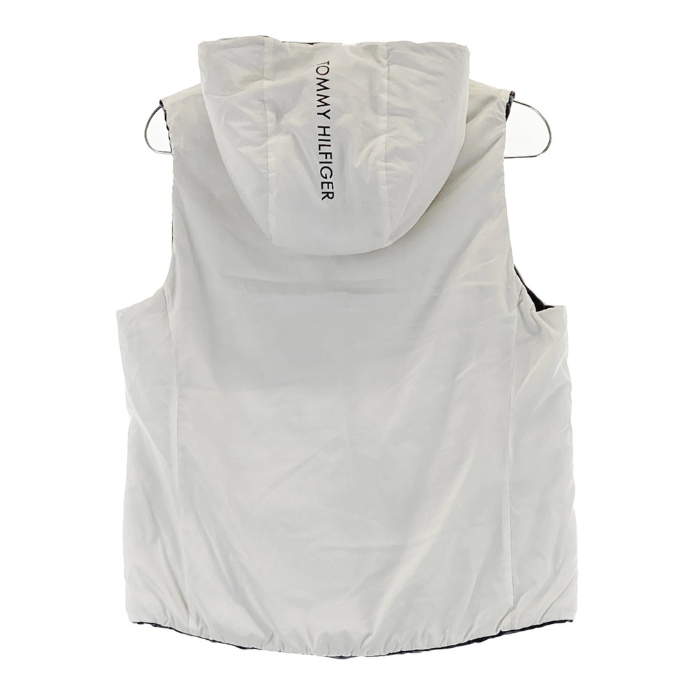 TOMMY HILFIGER GOLF トミー ヒルフィガーゴルフ リバーシブル 中綿　ジップベスト ホワイト系 M [240101410170] ゴルフウェア_画像2