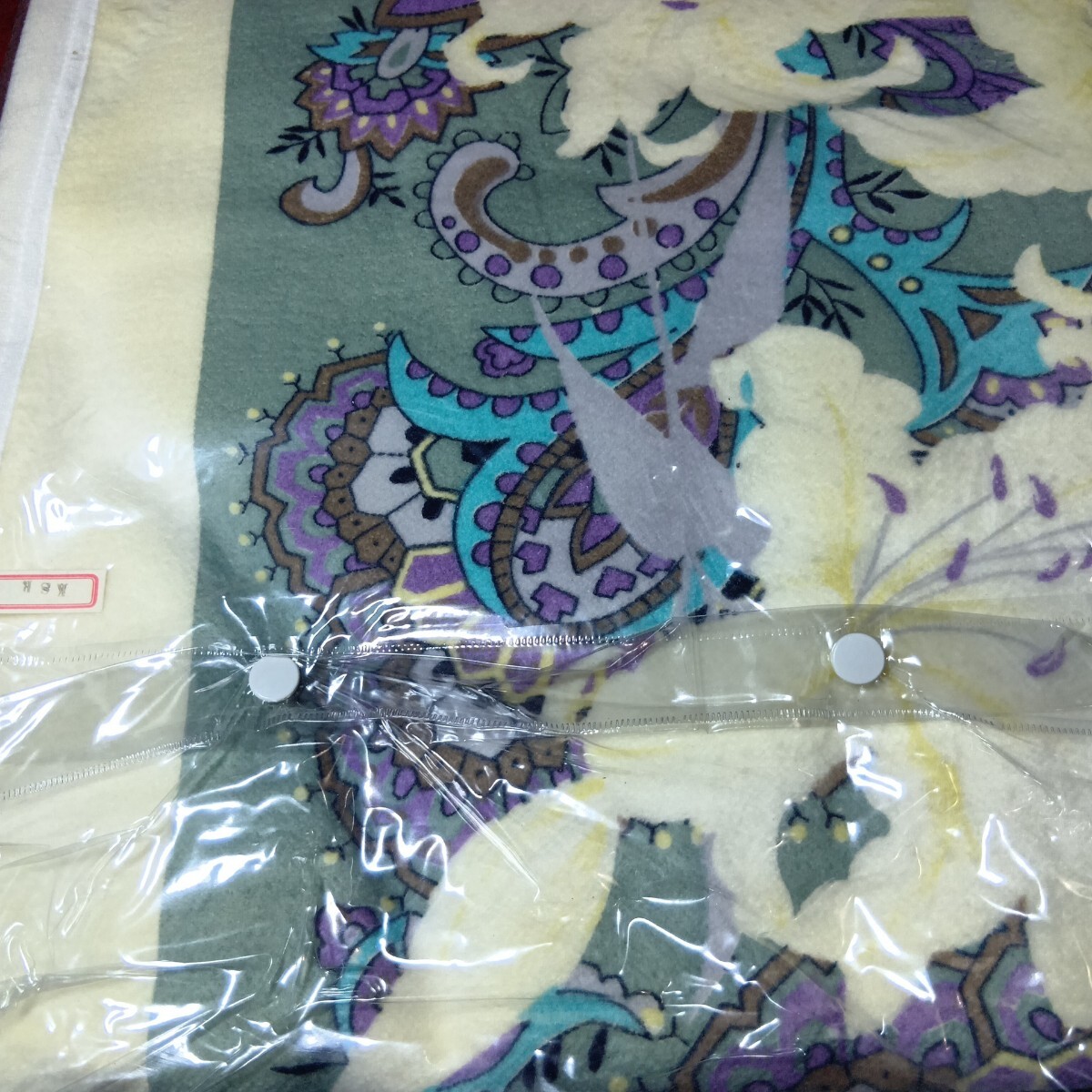 綿毛布 寝具 毛布 保管品 綿100_画像4