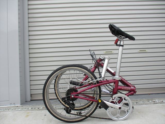 E691★25800円★　折りたたみ中古自転車【DAHON　ボードウォーク　ワインレッド　20インチ 】 入札お待ちしております(*^▽^*)_画像10