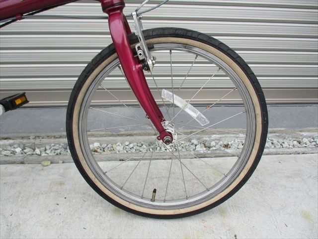 E691★25800円★　折りたたみ中古自転車【DAHON　ボードウォーク　ワインレッド　20インチ 】 入札お待ちしております(*^▽^*)_画像5
