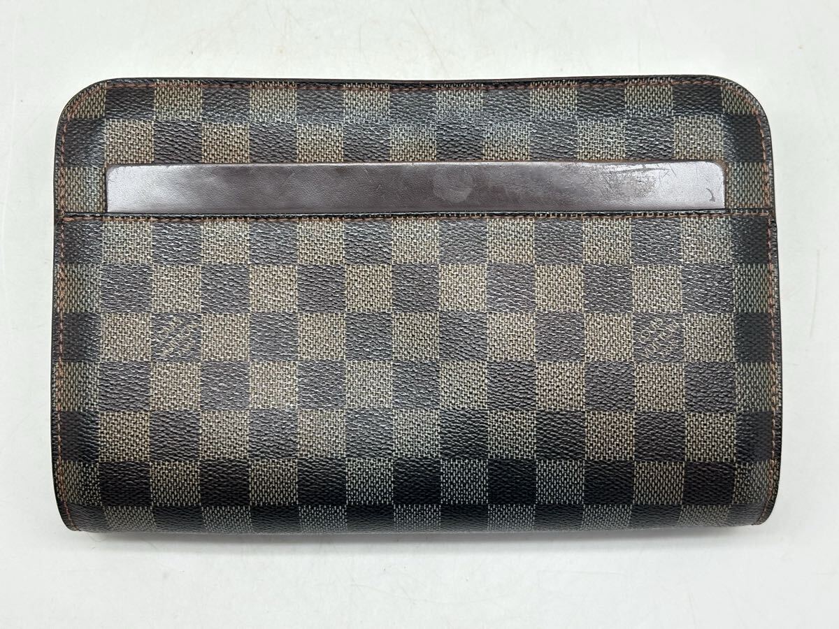 LOUIS VUITTON ルイヴィトン ダミエ サンルイ セカンドバッグ FL1014 変色（色移り）あり_画像1