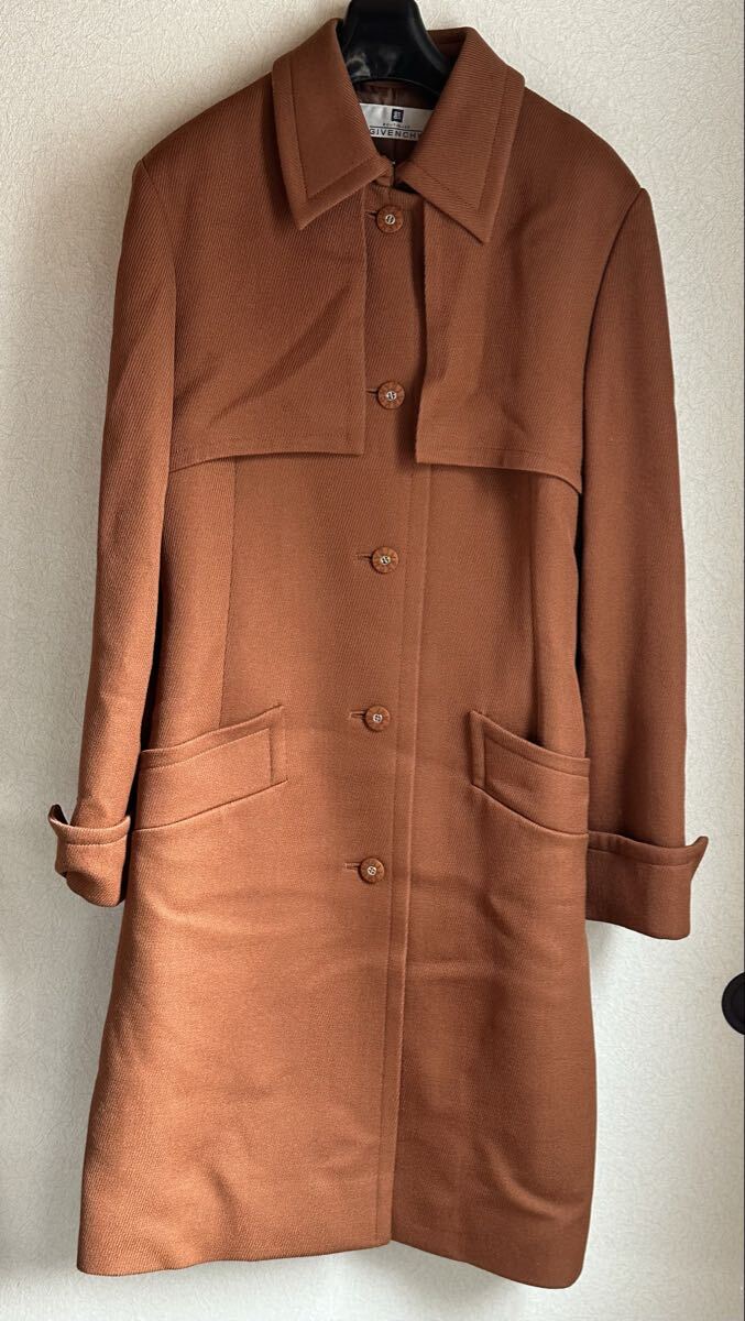 GIVENCHY ジバンシー コート サイズ 38 ブラウン 茶 476-55208_画像1