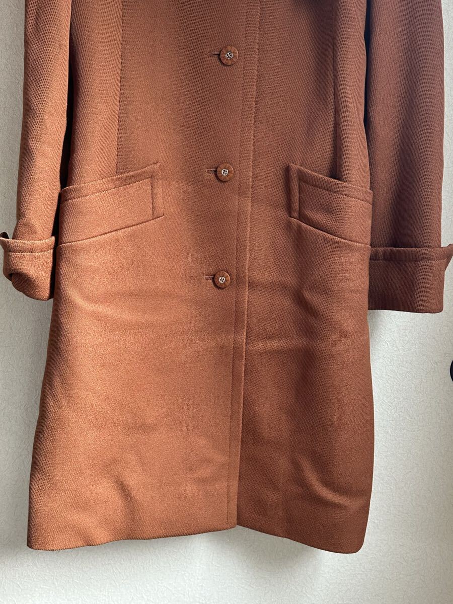 GIVENCHY ジバンシー コート サイズ 38 ブラウン 茶 476-55208_画像2