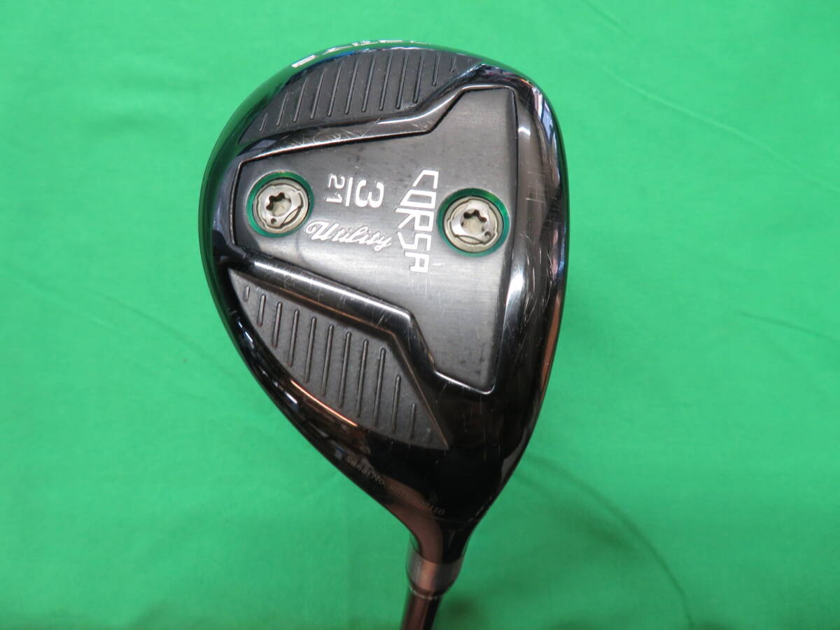 【中古・高級シャフト・21】バルド　コルサUT/BALDO　CORSA UTILITY 2020/3U　21°/CRAZY DEAD UT90（S)/先端0.5カット_画像1
