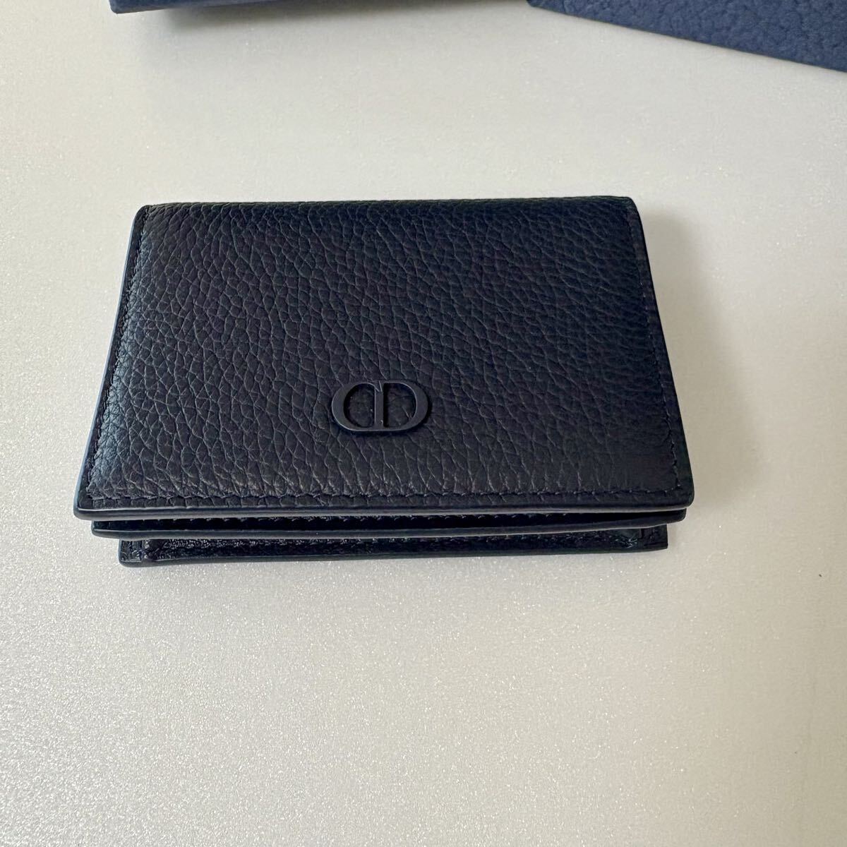 【新品未使用品】DIOR CD Icon ビジネスカードホルダー 　ネイビー_画像3