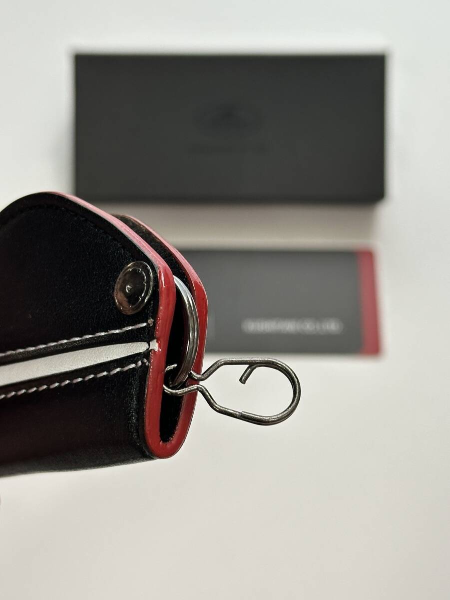 【新品未使用】KUSHITANI Single Key Case Black Leather｜クシタニ シングルキーケース ブラックレザー｜小物・アクセサリー_画像3