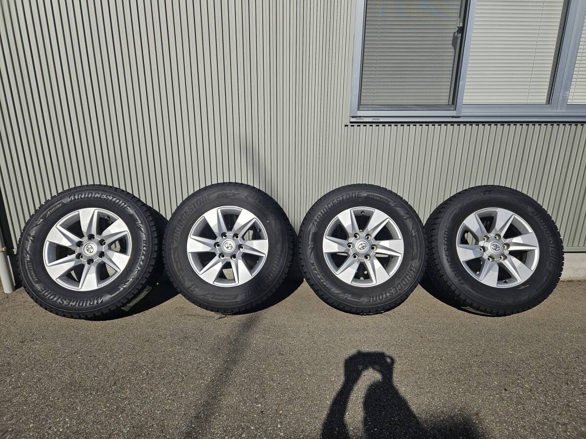 TOYOTA　150系 ランドクルーザープラド 後期 　純正　アルミホイール＋スタッドレスタイヤ　4本セット_画像1