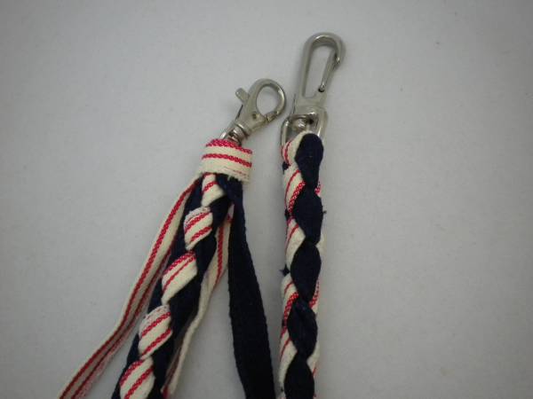 新品 ウォレットコード デニム＆ヒッコリー ホワイトレッド_画像2