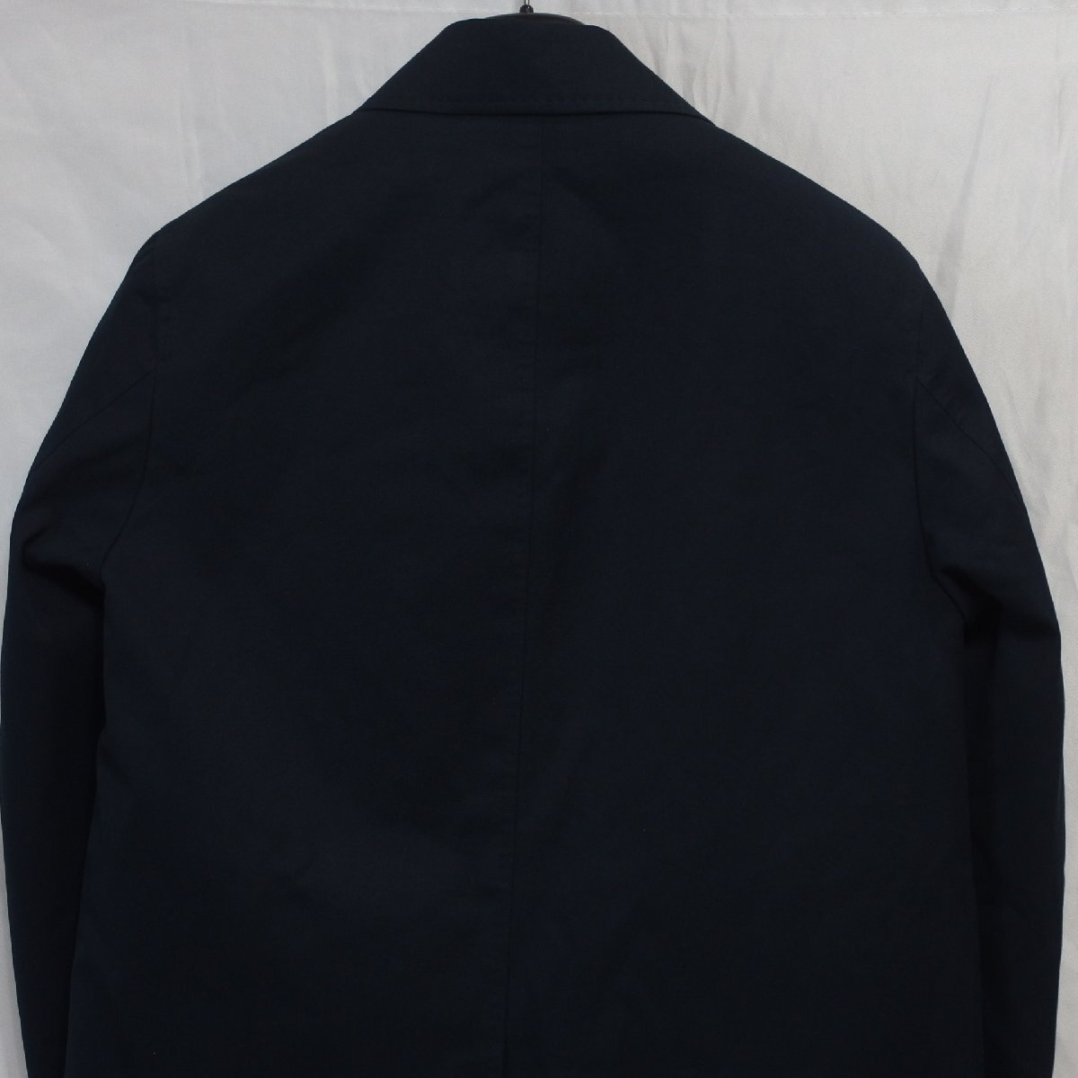 EDIFICE◆エディフィス メンズ キルティンライナー付 ステンカラーコート（ネイビー）サイズ42◆USED美品_画像8