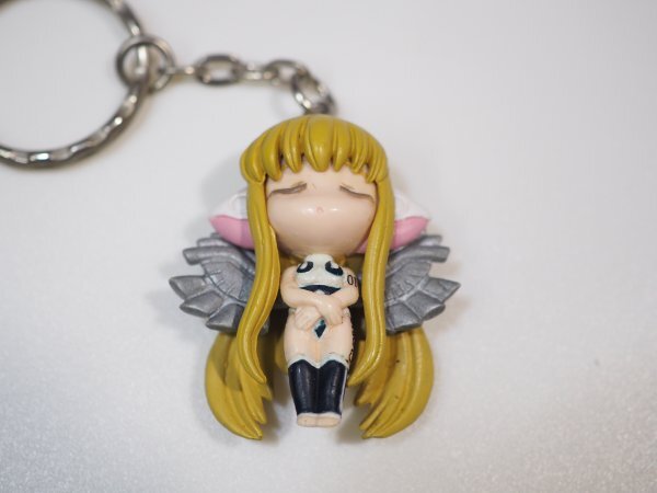 ☆B3851☆バンプレスト ちょびっツ フィギュアキーホルダー2 白ちぃ(エルダ)_画像2