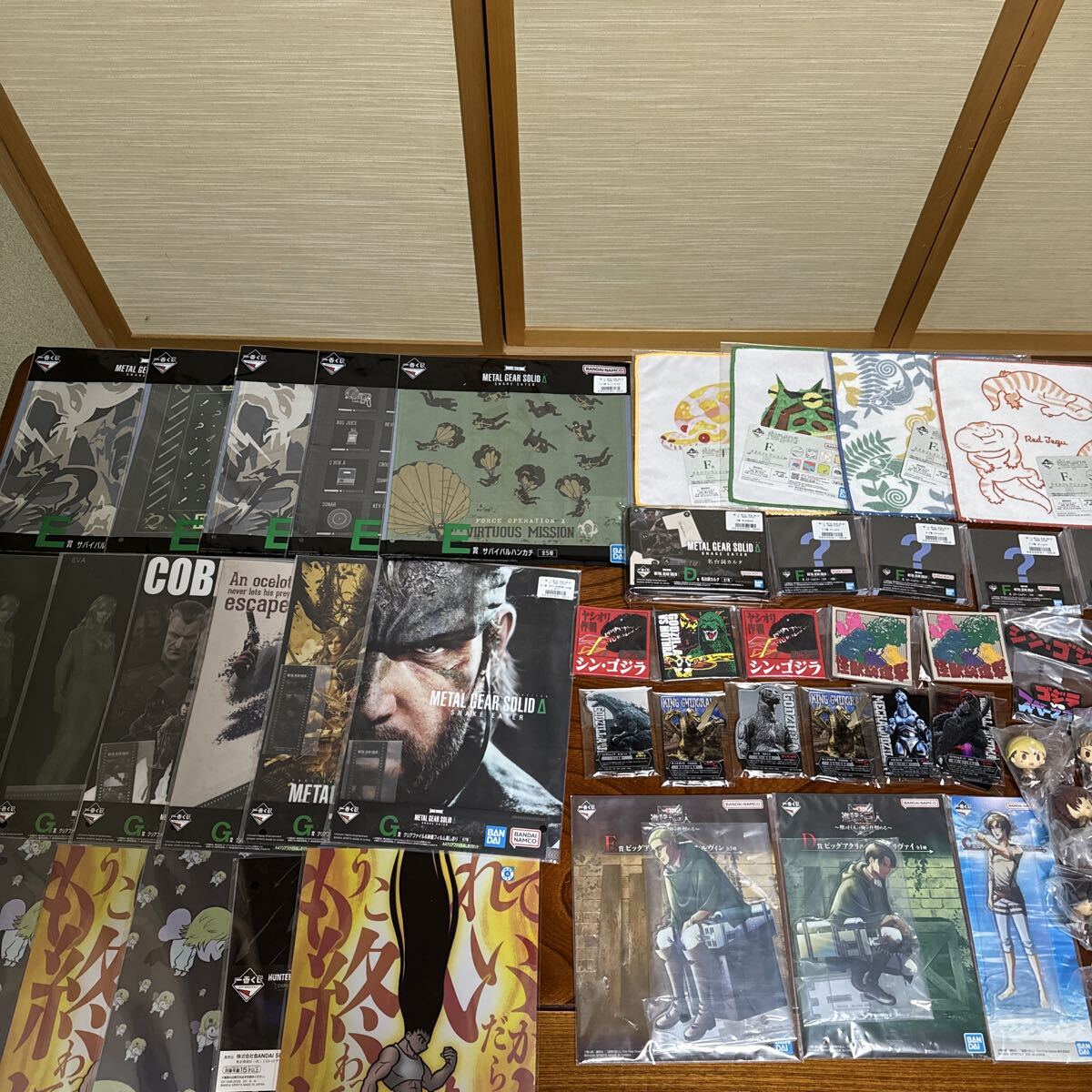 一番くじ　進撃の巨人　ゴジラ　爬虫類&両生類　ハンターハンター　メタルギアソールド_画像8