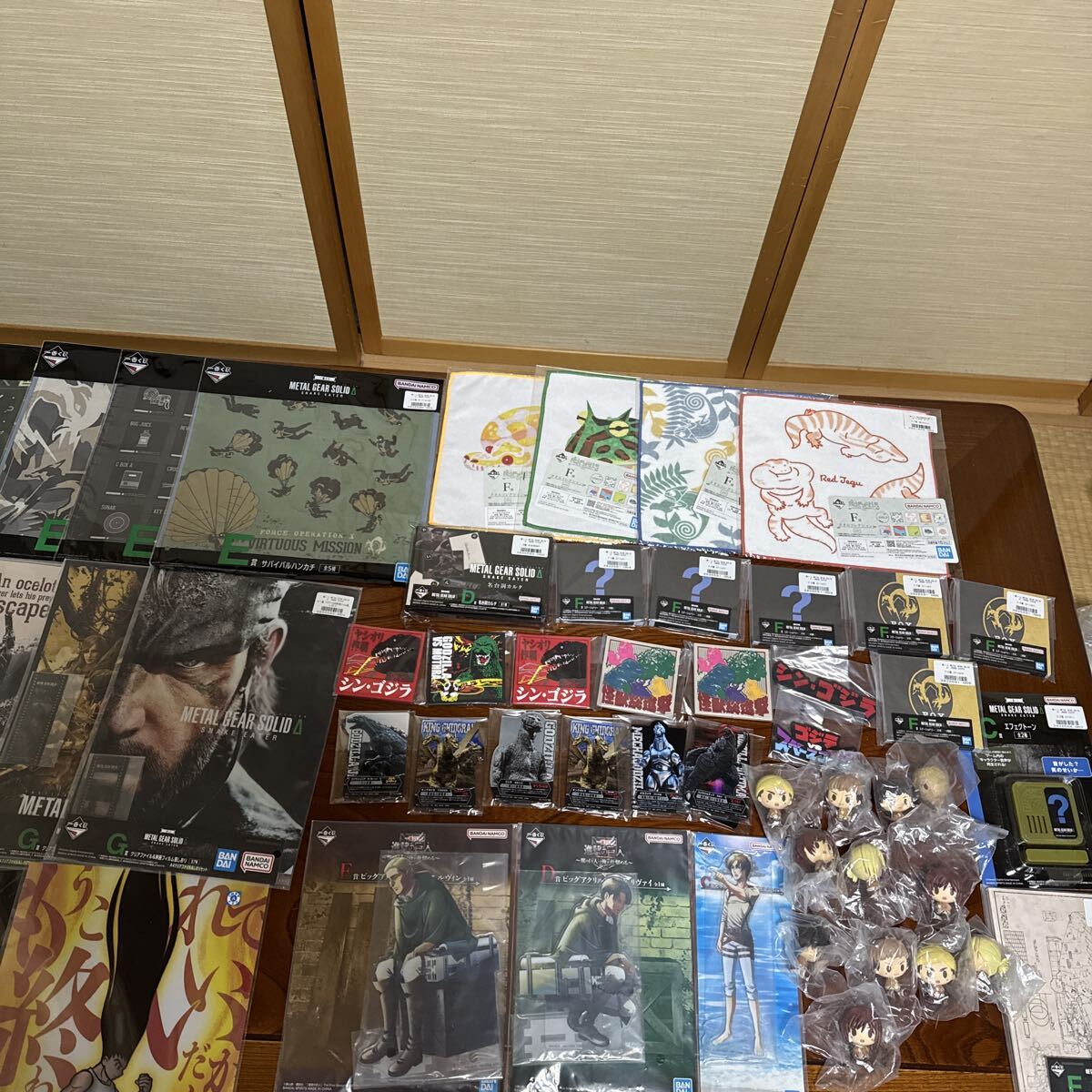 一番くじ　進撃の巨人　ゴジラ　爬虫類&両生類　ハンターハンター　メタルギアソールド_画像9