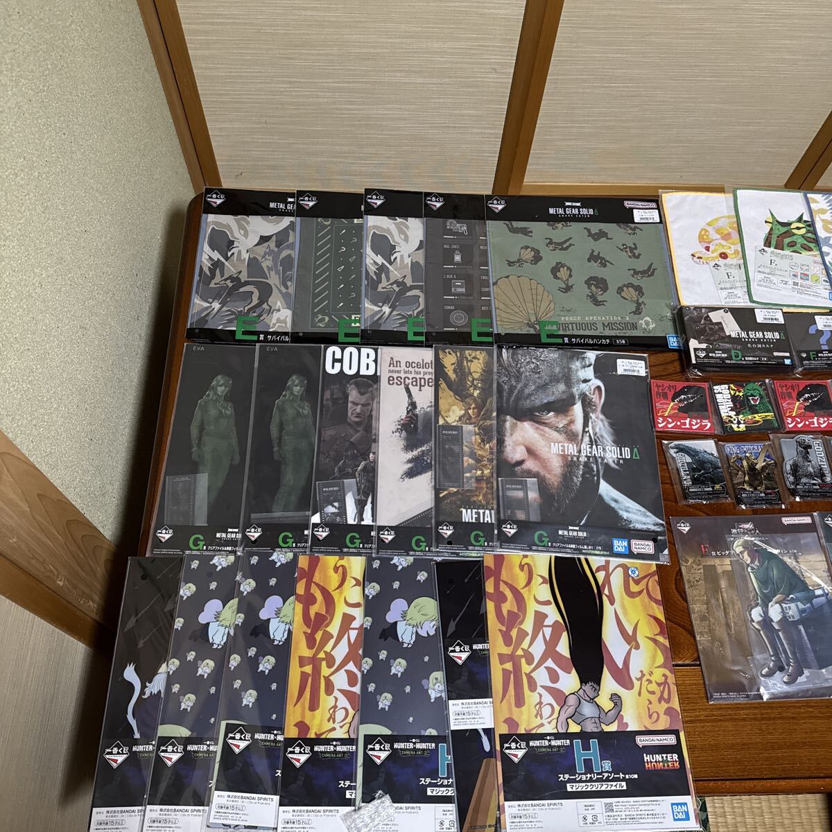 一番くじ　進撃の巨人　ゴジラ　爬虫類&両生類　ハンターハンター　メタルギアソールド_画像10