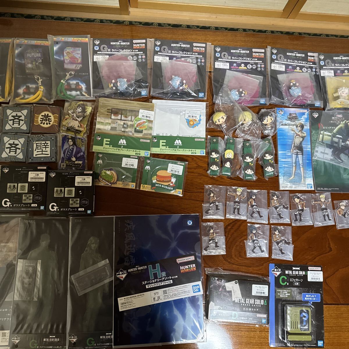 一番くじ　ドラゴンボール キングダム　ゴジラ　ワンピース　　　　　　　　　　　　モスバーガー　ハンターハンター　進撃の巨人　_画像4