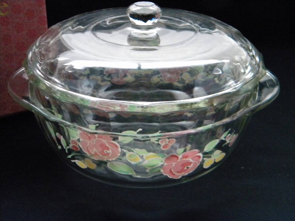 ! не использовался товар! скала замок стекло PYREX Pyrex kyase мяч комплект жаростойкий стекло ( печь * микроволновая печь для )