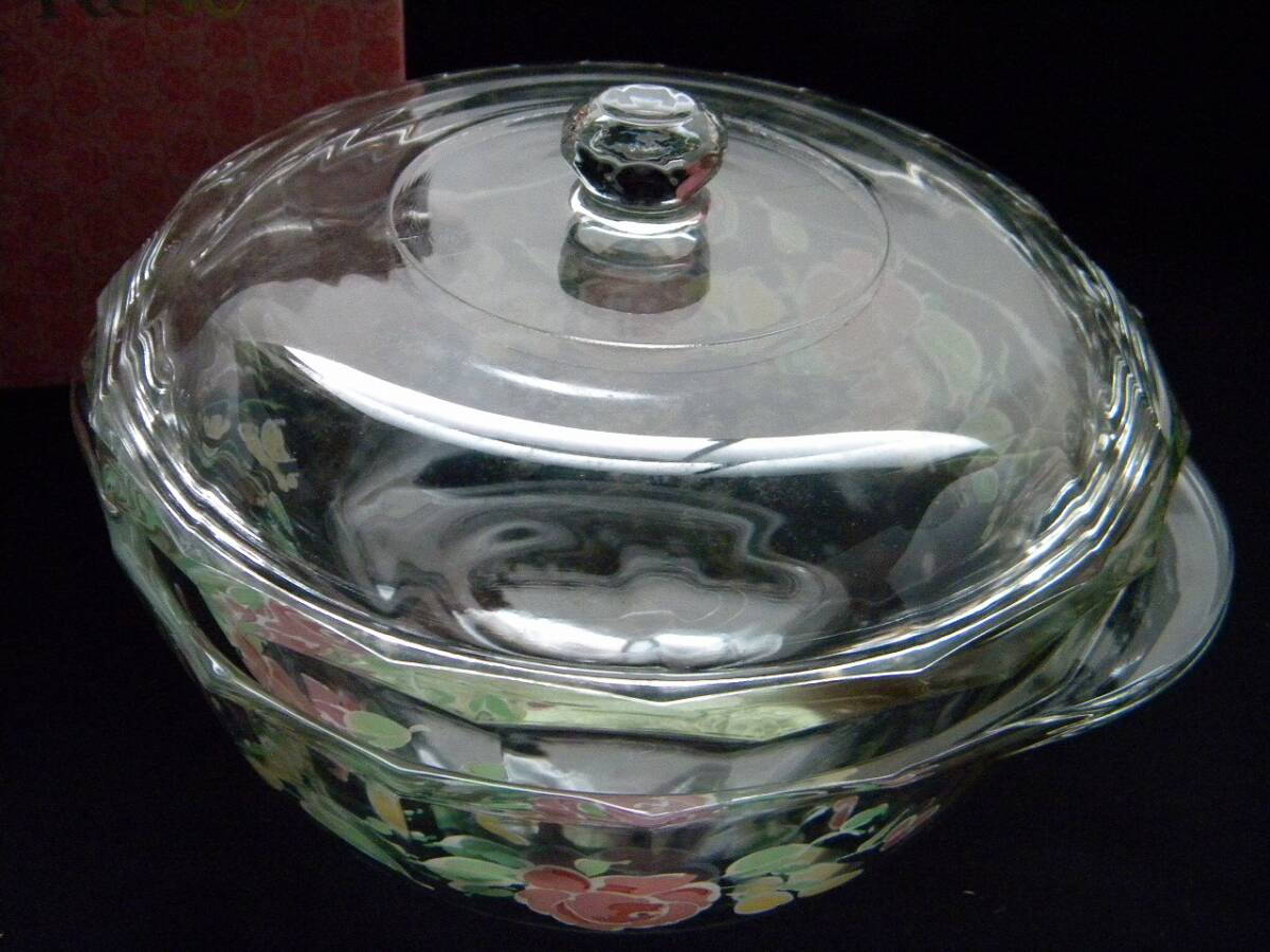 ! не использовался товар! скала замок стекло PYREX Pyrex kyase мяч комплект жаростойкий стекло ( печь * микроволновая печь для )