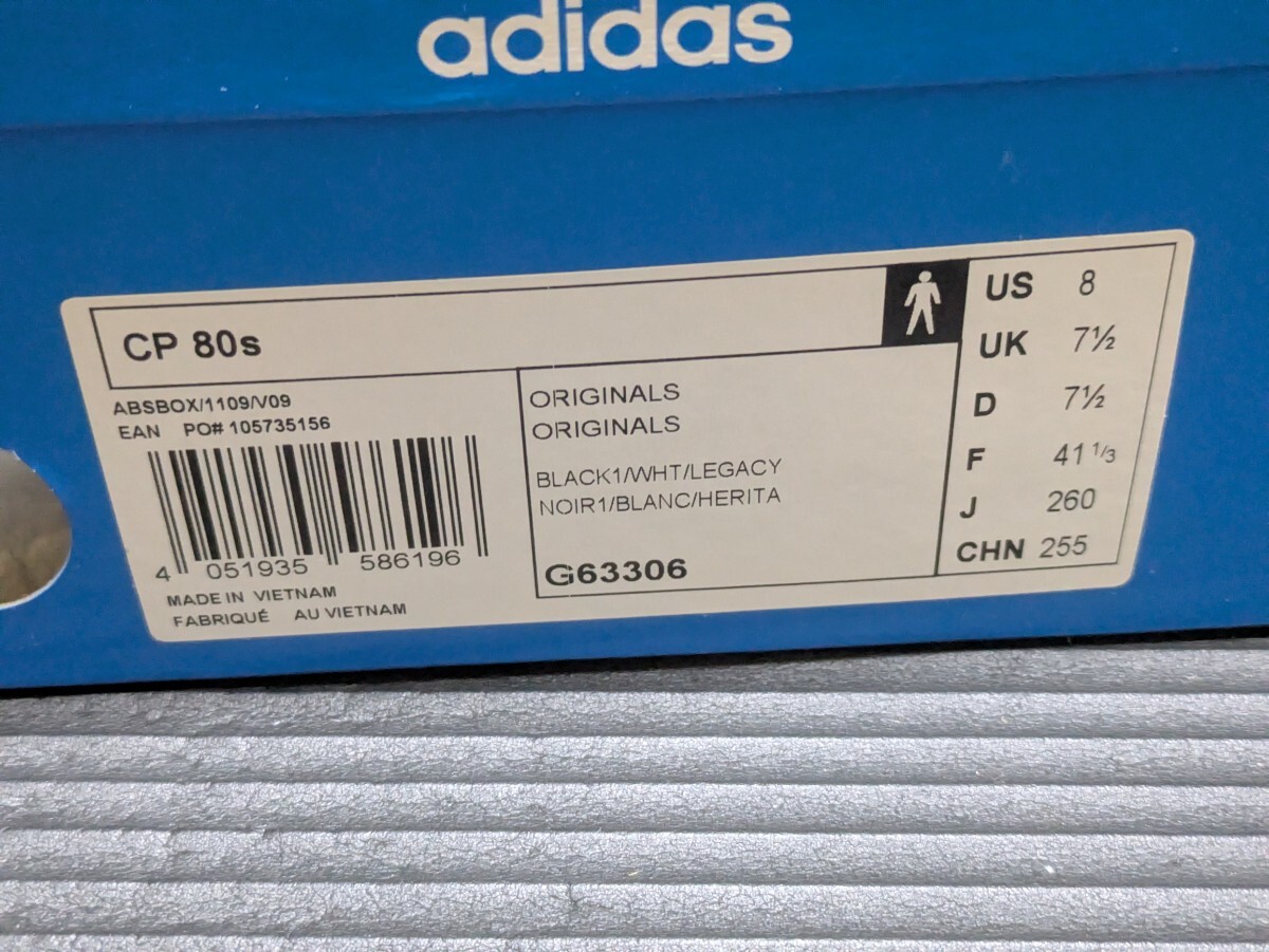 未使用品綺麗adidas キャンパス CAMPUS 80sブラック_画像7
