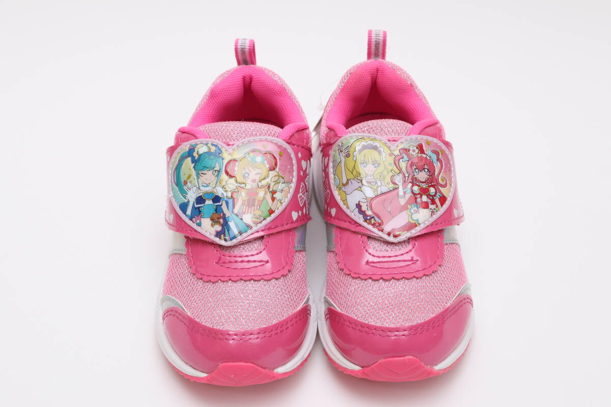 【新品】デリシャスパーティプリキュア キッズシューズ 18cm ピンク②_画像2