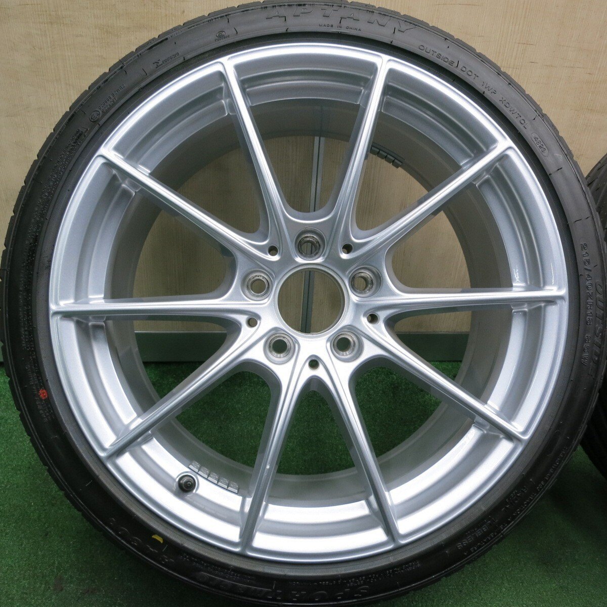 未使用！23年！キレイ★ベンツ W223 Sクラス 純正 215/40R18 アプタニー SPORT macro RA301 PCD112/5H★4042008HAノ_画像3