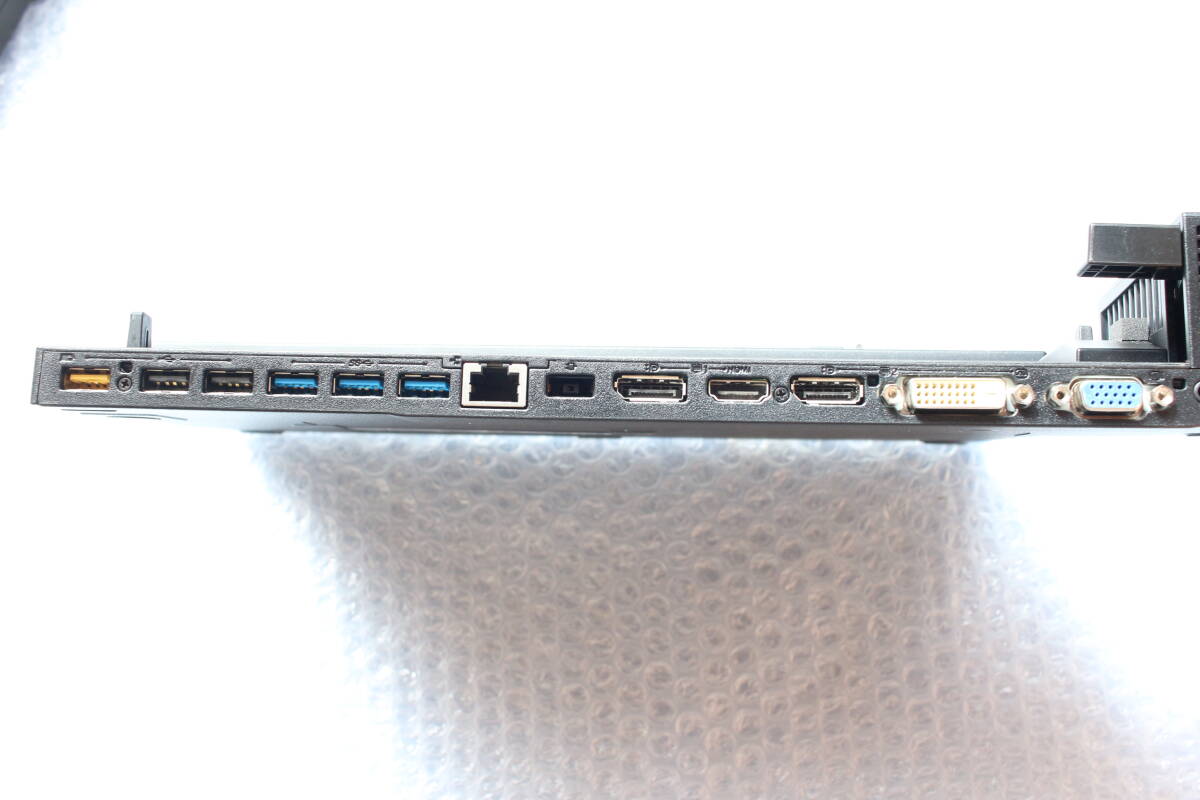 Lenovo ウルトラドッグ ドッキングステーション 40A2 中古 90ｗ電源付 キー無し ThinkPad X240 X250 X260 X270 T470 L570 等 (X27_251106) _画像5