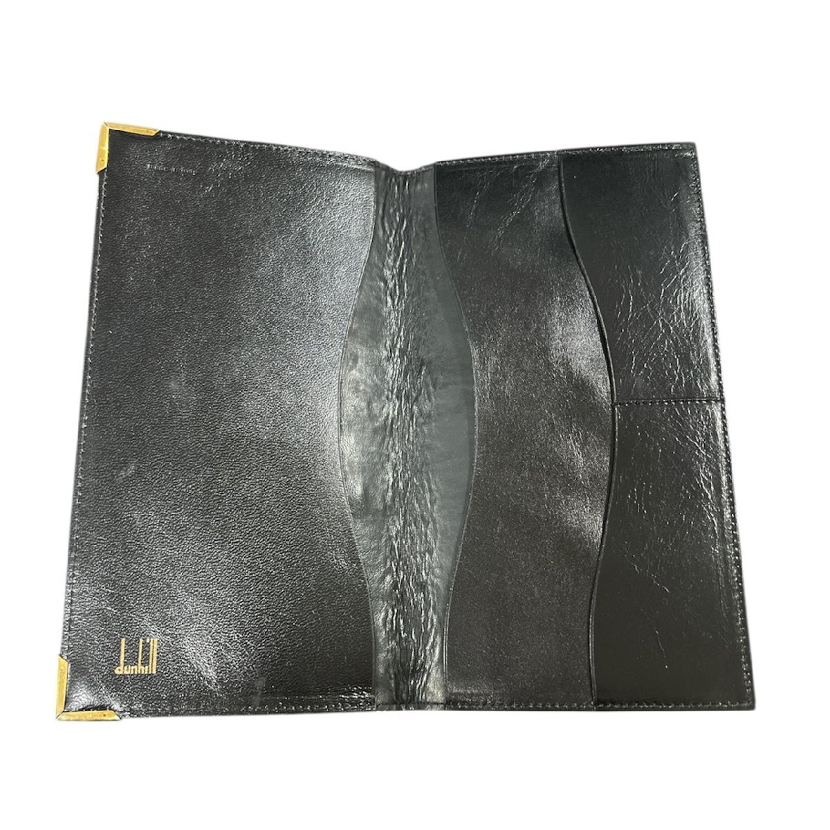 dunhill/ダンヒル 財布 札入れ レザー ブラック カード入れ お札入れ 黒 メンズ_画像4