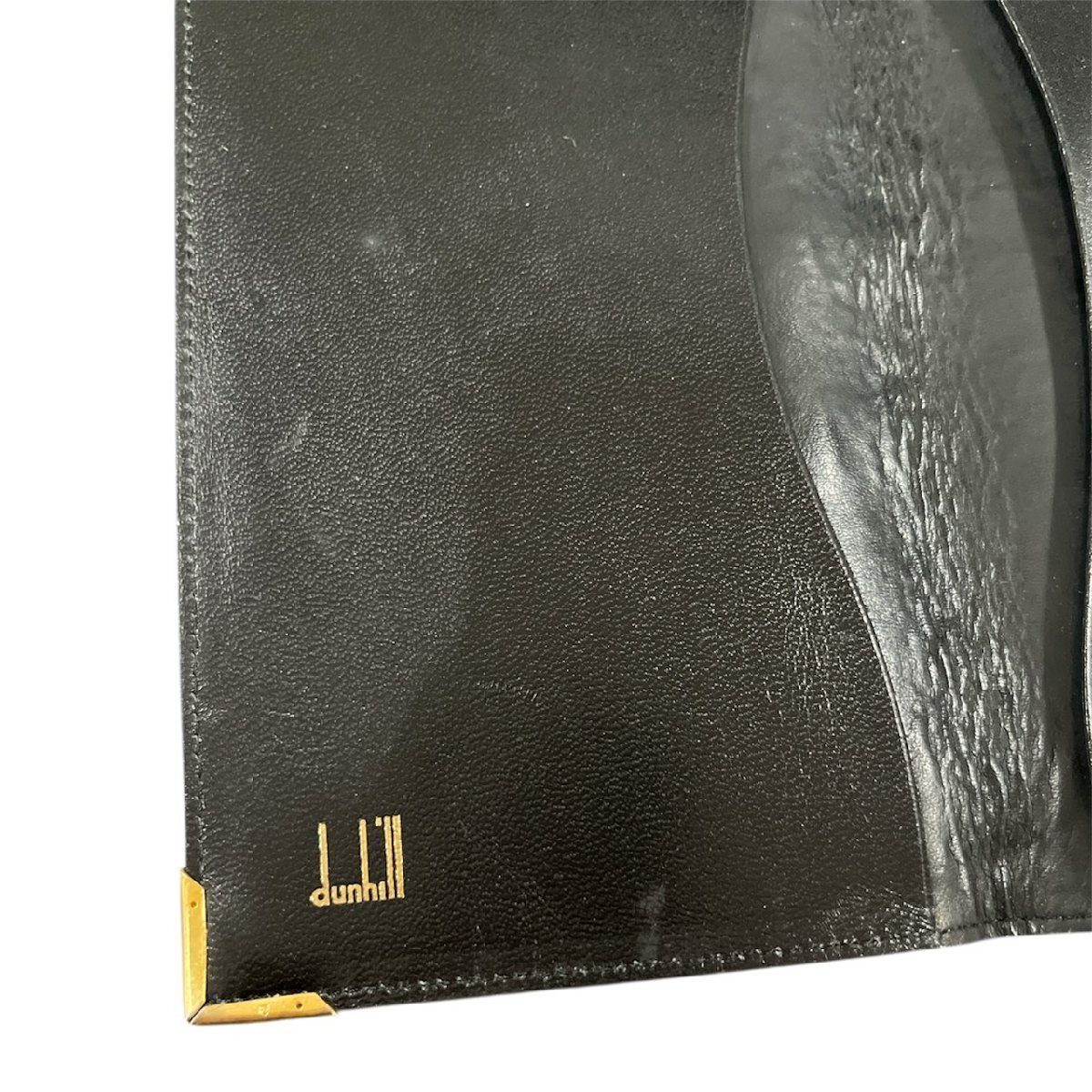 dunhill/ダンヒル 財布 札入れ レザー ブラック カード入れ お札入れ 黒 メンズ_画像7