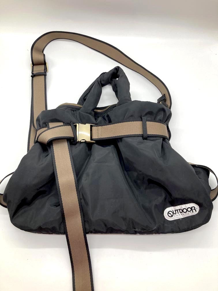 SALON adam et rope’ アダムエロペ OUTDOOR PRODUCTS アウトドアプロダクツ 別注 2WAY トート ショルダー バッグ 黒 ■■_画像2