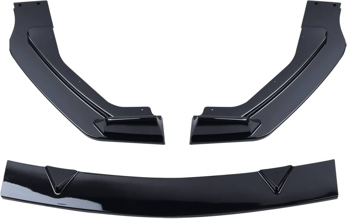 【送料無料】国内発送 日産 V37 スカイライン タイプSP フロントリップスポイラー 前期 ハイブリッド 350GT フロントバンパー スポイラー黒_画像8