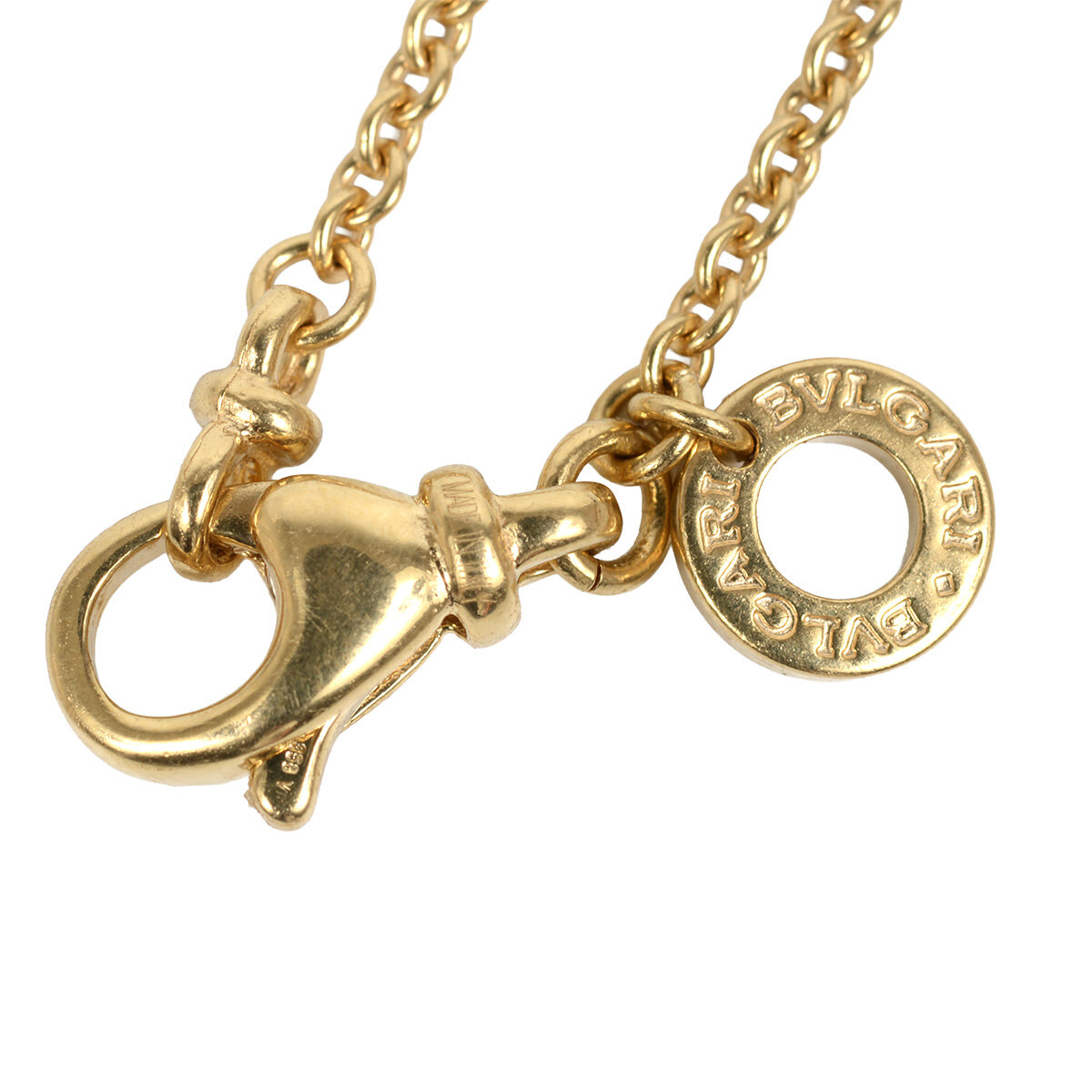 ◆BVLGARI ブルガリ 750(K18YG)　チェーンネックレス　40ｃｍ　5.4ｇ　(18789)_画像3